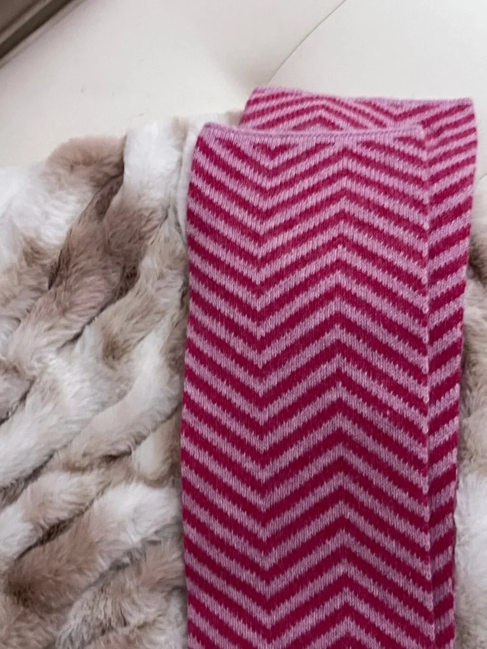 Like new! COACH Pink Winter Scarf